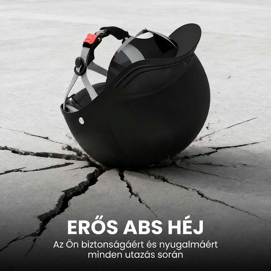 ⛑️ Unisex baseball sapka stílusú motoros sisak – Többréteges védelem (ABS+EPS) + beépített napvédő szemellenző🏍️🧢