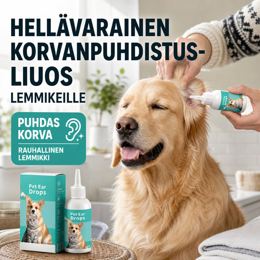 🎁1+1 INGYEN (2 db)🐕👂 Kíméletes fültisztító cseppek – Rugalmas szilikoncsúccsal, 4 lépéses használattal, macskáknak és kutyáknak! 🐱✨
