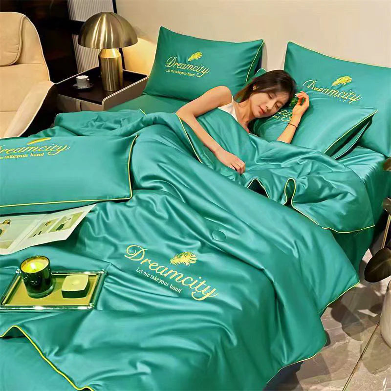 💎35% árcsökkentés🛏️2026 új, hűvös technológiájú ágyneműkészlet | Mosható és lélegző 💤☁️ Aludj, mintha a felhőkön feküdnél !