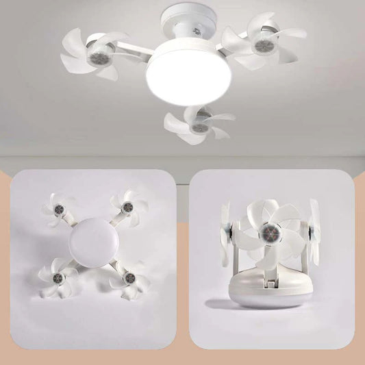 💥🔥50% kedvezmény🌀💡 Távirányítású LED mennyezeti ventilátor – Összehajtható lapátok, állítható fény, időzítő – Minden egyben! 🏠✨