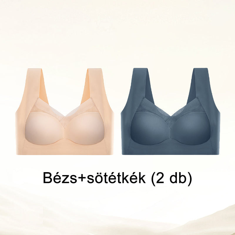 🎁🔥1+1 ingyenes👙✨ Emelő és formáló melltartó – kényelem és tartás egész napra!🧘♀️💐 Varrat nélküli komfort melltartó – aludj és élj kényelmesen!