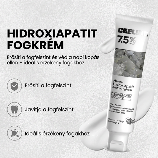 🎁Ingyenes ajándék-fogkefe🔥2 vásárol 1 ingyen kap🦷Nano-Hidroxiapatit Fogkrém – NASA Technológia + Fluoridmentes!