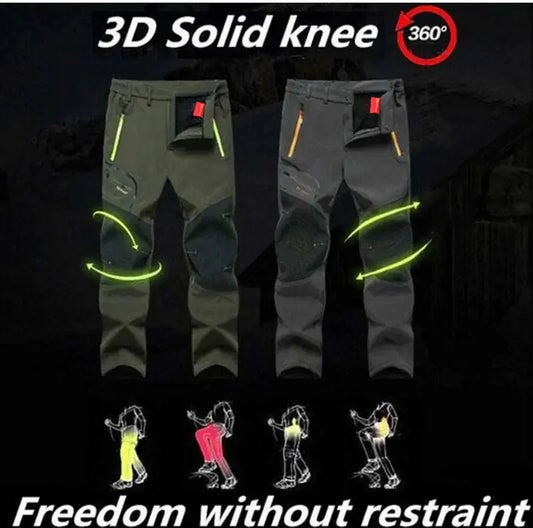 👖Extra méretű szélálló és meleg kültéri nadrág a gondtalan túrázáshoz🏃