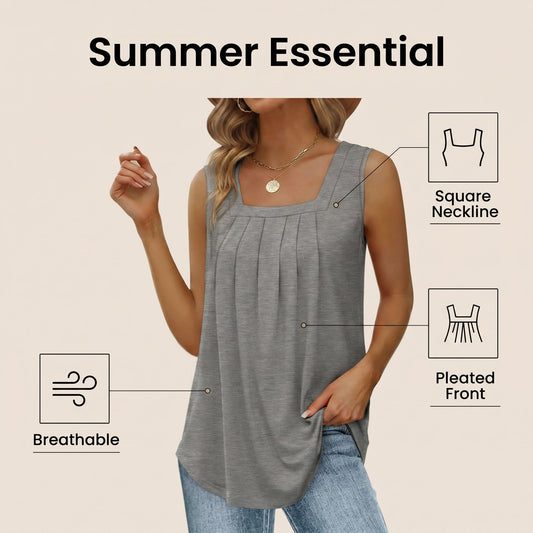 🎁Ingyenes gyönyörű nyaklánc🌸👗 Boho virágmintás pántos felső – Oldalhasítékkal, 8 színben, S–3XL-ig! 💃✨