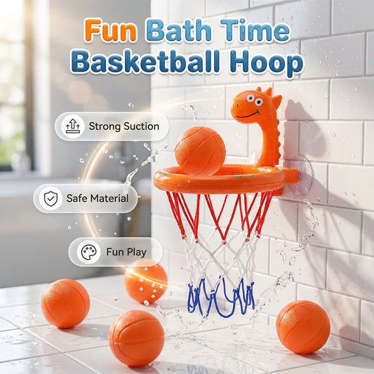 🏀 Többféle mintás játékkarika – Erős tapadókoronggal, biztonságos gyerekjáték!