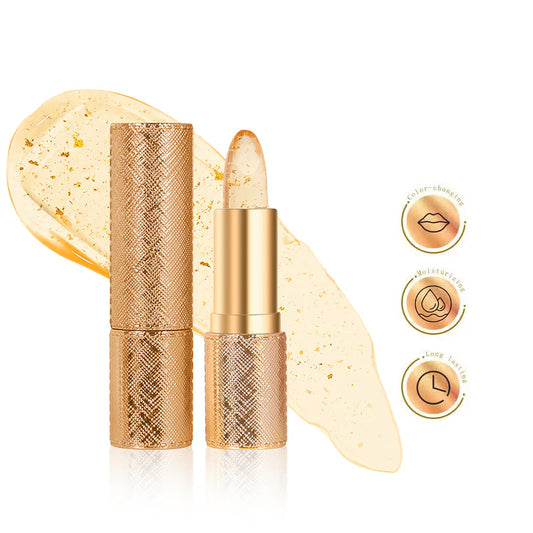 🔥3+2 ingyenes💄 OEZOEZ színváltó rúzs✨ 24K aranyporral + mély hidratálás – Az ajkak nap hossza ragyognak!