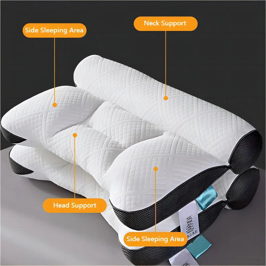 🎁Minél többet vásárol annál többet spórol😴 Ergonomikus nyakpárna – természetes görbület + hipoallergén anyagok!