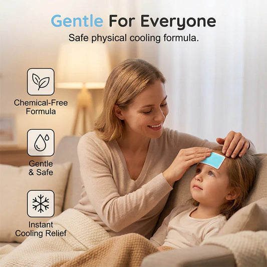 🔥🎁5+5 ingyenes❄️🌬️Nyári azonnali hűsítő tapasz – Hőség elleni gyors felfrissülés!