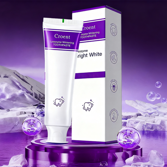 🎁🔥Ingyenes fogkefe🦷💜 Lizoenzim fehérítő fogkrém – Három hatás egy csomagban: fehérítés, tisztítás, friss lehelet!