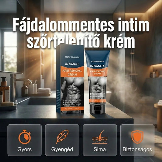 🔥1+1 ingyenes🧔 Férfi kíméletes szőrtelenítő krém🌿 Növényi összetevős testszőrtelenítő – Sheavaj és aloe vera ápolja a férfi bőrt irritáció nélkül!
