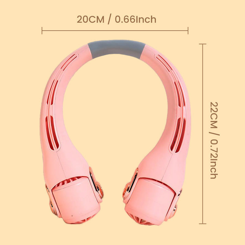 🌀 360°-ban forgatható nyakventilátor – USB-töltés, hosszú akkumulátor-élettartam 🌬️Kényelmesen hordozható, hűsítő hatás bárhol