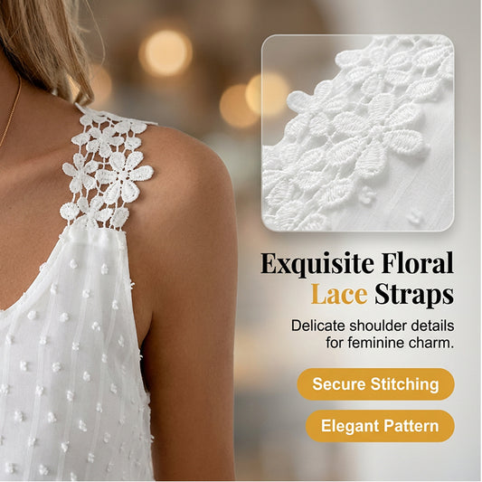 🎁Ingyenes gyönyörű nyaklánc👗 Elegáns csipkés pánt🌸 Puha, átlátszatlan belső réteg!
