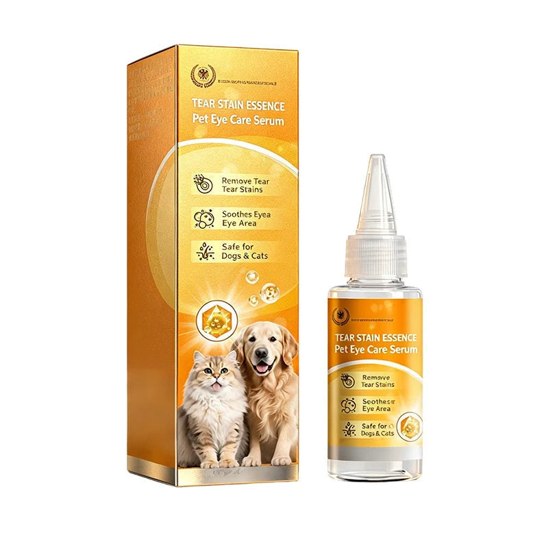 🎁1+1 INGYEN (2 db) 🐕👁️ Könnyfolt-eltávolító esszencia háziállatoknak – Tiszta növényi kivonatokkal, mélytisztító hatással! 🐱✨