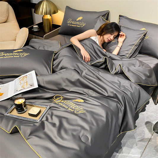 💎35% árcsökkentés🛏️2026 új, hűvös technológiájú ágyneműkészlet | Mosható és lélegző 💤☁️ Aludj, mintha a felhőkön feküdnél !