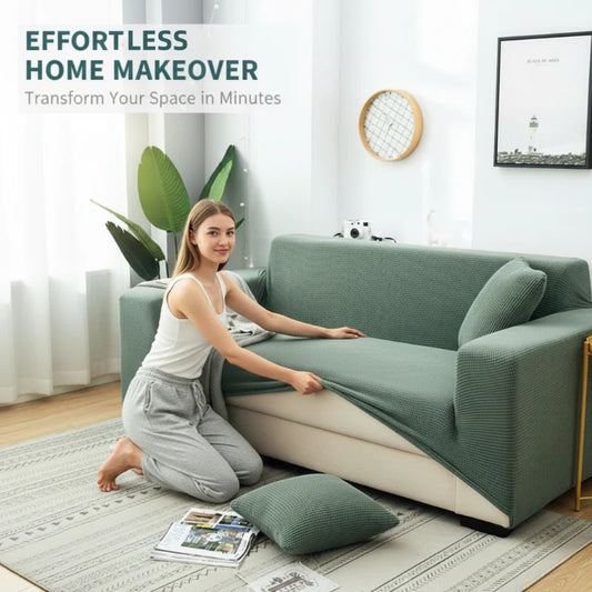 😜40% árcsökkentés🧶 Puha védő huzat🛋️ Kötött jakár kanapéhuzat – Rugalmas, újjávarázsolja a régi kanapédat!
