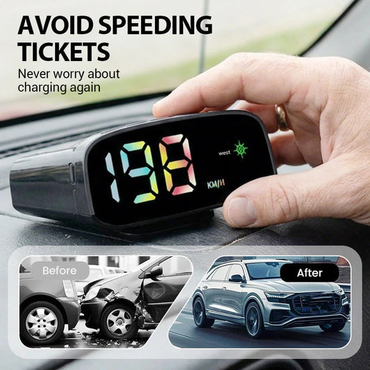 🕰Féláron korlátozott ideig🚘Napenergiás HUD kijelző – biztonságosabb és okosabb vezetés!