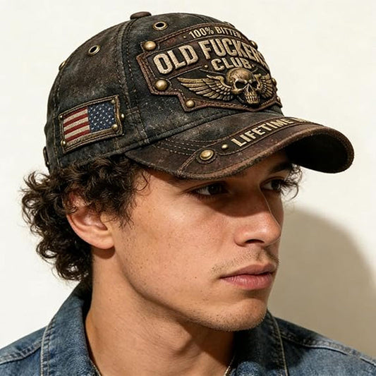 💝🧢Retro hímzett baseball sapka🌬️ Szellőzőnyílásokkal, egész napos kényelem!
