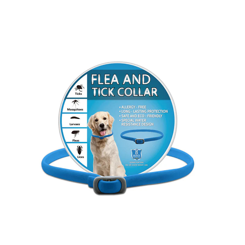 🎁1+1 INGYEN (2 db)🐕🌿Természetes illóolajos bolha- és kullancsriasztó nyakörv – Akár 8 hónapig tartó védelem! 🛡️✨