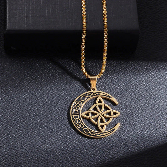 🔥1 vásárol 1 ingyen kap🌙✨ Titokzatos Kelta Hold Nyaklánc – A Női Erő és Védelem Szimbóluma! 🎁