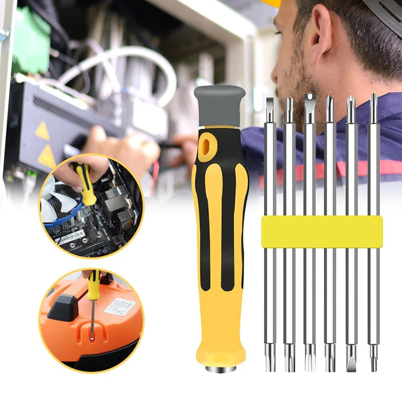 🔥1+1 ingyenes💰Többet vásárol, többet spórol!🔧 Többfunkciós csavarhúzó készlet – Speciális alakú csavarok javítása!