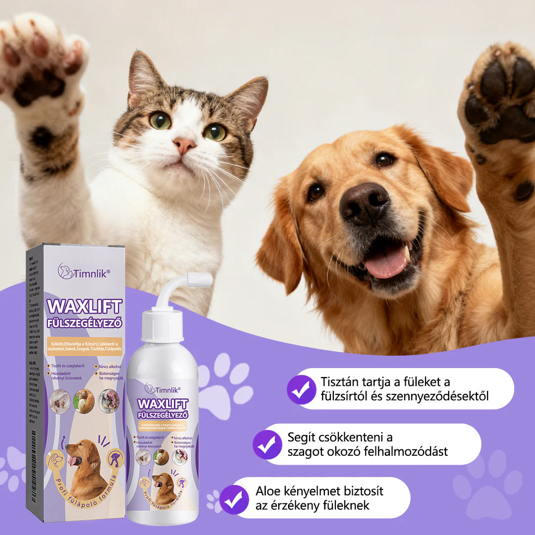 🔥1+1 INGYEN🎁Ingyenes fülpiszkálók👂Timilk® WaxLift állati fülmosó csepp – Mélytisztítás fülproblémák ellen！