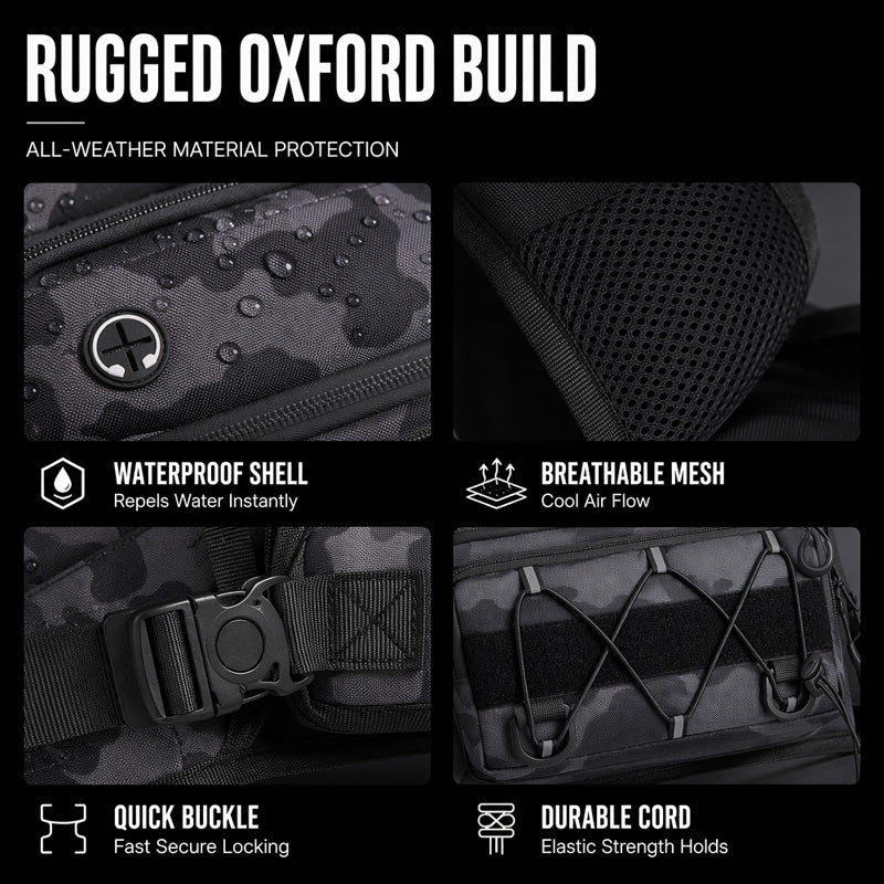 🎒⚔️ Taktikai mellkasi táska – Robusztus Oxford kivitel, ergonomikus illeszkedés, 12 színben! 🛡️🌿