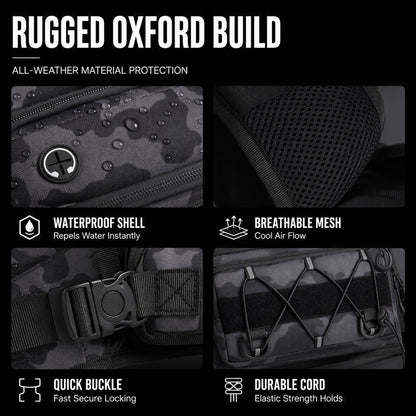 🎒⚔️ Taktikai mellkasi táska – Robusztus Oxford kivitel, ergonomikus illeszkedés, 12 színben! 🛡️🌿