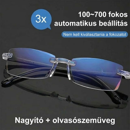 🎁Ingyenes ajándék szemüvegtok👵💯 Presbiópia elleni HD olvasószemüveg – Kékfény-szűrővel, 100-700 dioptriáig!