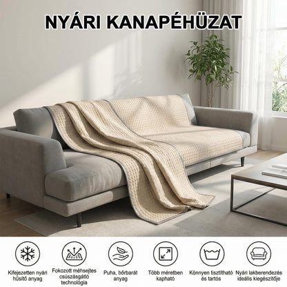 🔥🔝 Legnépszerűbb termékek❄️✨ Nyári hűsítő kanapéhüzet🧊🛋️ Jégselyem kanapévédő – egész család számára, egész napos hűvös érzés!