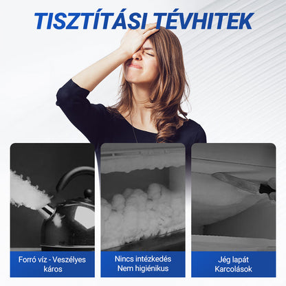 🎁🔥1 vásárol 1 ingyen kap🧊💯 10x gyorsabb jégolvadás spray❄️✨ Erőteljes leolvasztó spray hűtő-fagyasztóhoz – azonnali olvasztás, hatékony jégtelenítés!