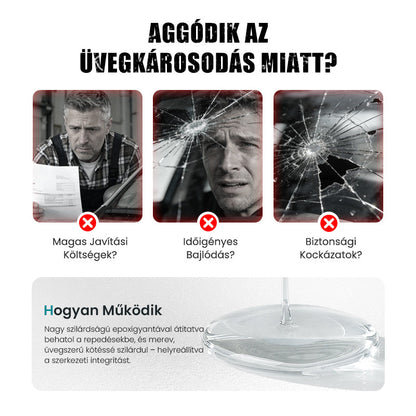🔥3+2 ingyen🎁Ingyenes ajándék🚗💎 Üvegkarcolás-javító ragasztó – 20 perc alatt láthatatlan javítás, szakértői ajánlással!