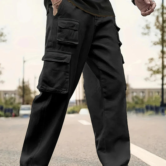 🎁Ingyenes karkötő🔥40% árcsökkentés 👖✨ Cargo nadrág + póló szett – Tágas zsebekkel és laza szabássa!