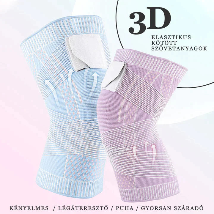 🔥🎁Vegyél 1-et és kapsz 1-et ingyen🦵Neoprén melegítő, ütésálló párnázás💪 Rugalmas 3D kötött térdvédő pár-Támogató és védő térdvédő fájdalomcsillapítással!