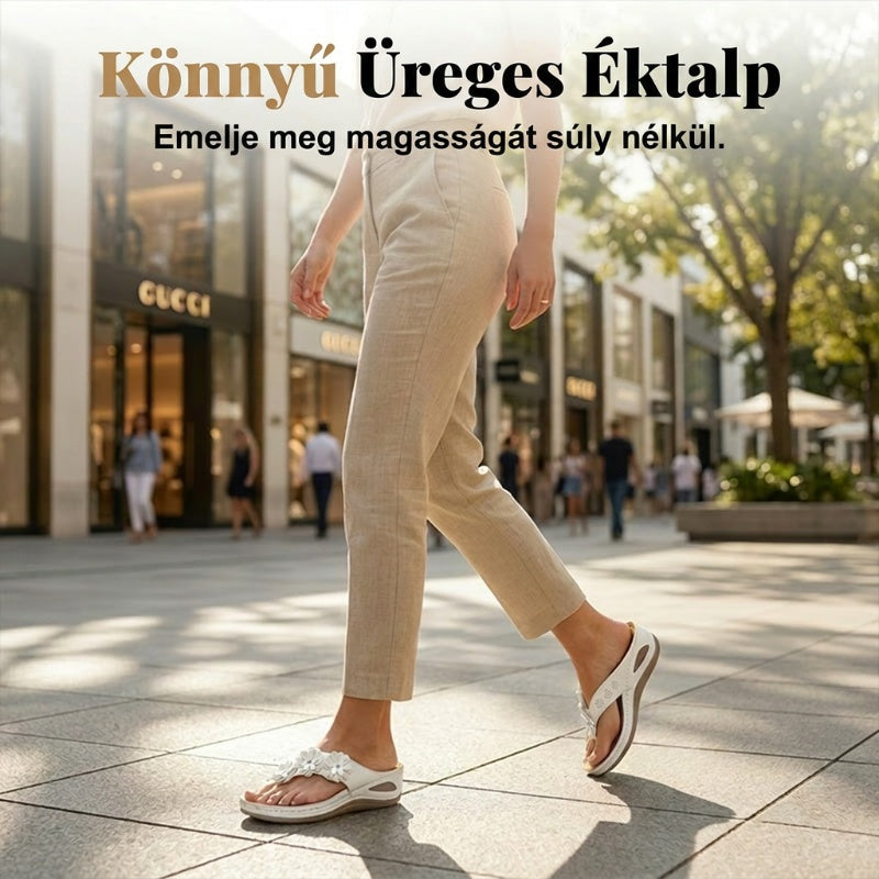 🎉2026-os nyári újdonságok🌸 Női virágos platform papucs – stílus és kényelem egyben！
