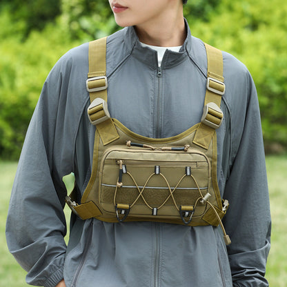🎒⚔️ Taktikai mellkasi táska – Robusztus Oxford kivitel, ergonomikus illeszkedés, 12 színben! 🛡️🌿