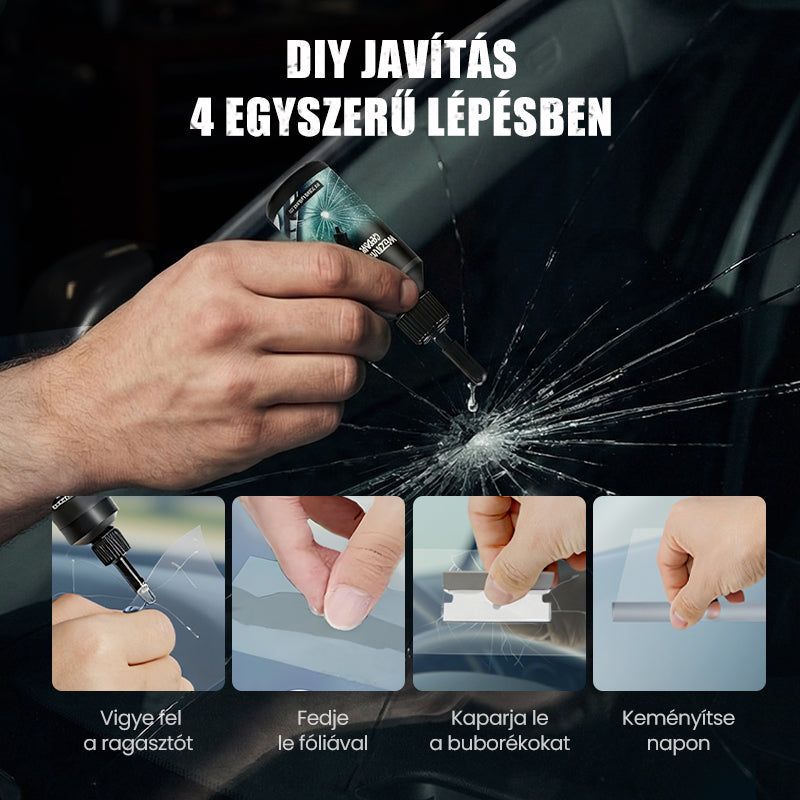 🔥3+2 ingyen🎁Ingyenes ajándék🚗💎 Üvegkarcolás-javító ragasztó – 20 perc alatt láthatatlan javítás, szakértői ajánlással!