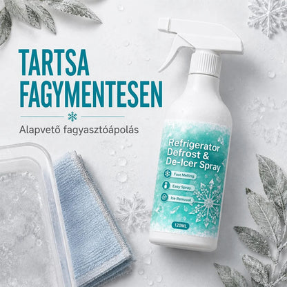 【🧊💨🔥】Gyorsan ható hűtőszekrény-jégoldó spray– Könnyű ravasz, kényelmes fogás, gyorsan fellazítja a makacs jeget! 🏠🌟