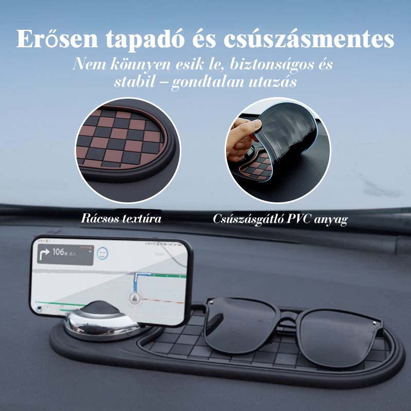 ⏰1+1 ingyenes🔥AKÁR 48% KEDVEZMÉNY📱 Univerzális telefontartó + rendszámtábla🚗 3 az 1-ben autós csúszásbiztos szőnyeg: rendezett és biztonságos utazás!