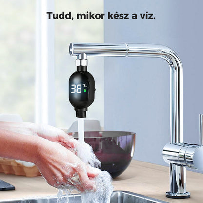 🔥🔥2+2 ingyenes🚿💡 Zuhany hőmérséklet kijelző – valós idejű vízfigyelés, égési sérülések ellen!🌡️✅ Vízforrás hőmérő – intelligens LED kijelző, biztonságos fürdés a családnak!