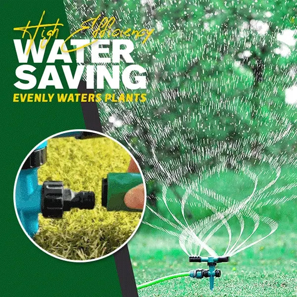🌿💧 360°-os, minden szögből hatékony, teljesen automatikus forgó öntözőrendszer!