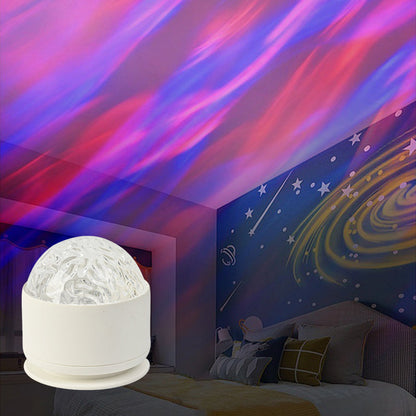 🌌 Aurora éjszakai fényvetítő🎨16 színválaszték📱Távirányítós funkció🌙 Hipnotizáló égi minták！