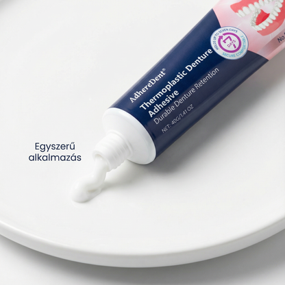 🎁1 vásárol 2 ingyen kap⏰Féláron korlátozott ideig🦷AdhereDent® Fogsorragasztó – 7 Napig Tartó Biztonság! Cinkmentes & Vízálló!