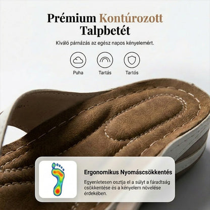🎉2026-os nyári újdonságok🌸 Női virágos platform papucs – stílus és kényelem egyben！