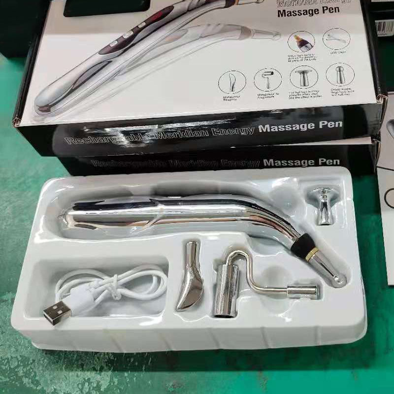 🔥🔝 Legnépszerűbb termékek🔌 Újratölthető meridián masszírozó✨ 9 fokozatú masszázs toll – Tű nélküli akupunktúra, fájdalomcsillapítás és izomlazítás!