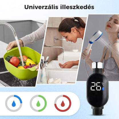🔥🔥2+2 ingyenes🚿💡 Zuhany hőmérséklet kijelző – valós idejű vízfigyelés, égési sérülések ellen!🌡️✅ Vízforrás hőmérő – intelligens LED kijelző, biztonságos fürdés a családnak!