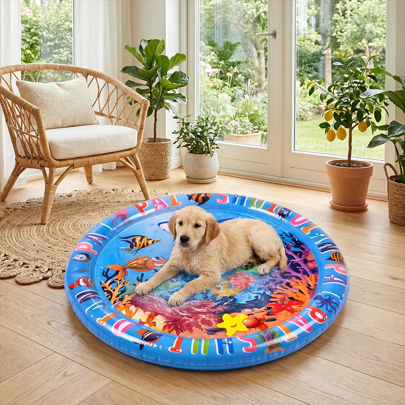 💧 65 cm vagy 100 cm🐾❄️ Extra vastag, hűsítő hatású vízzel töltött matrac háziállatoknak😺