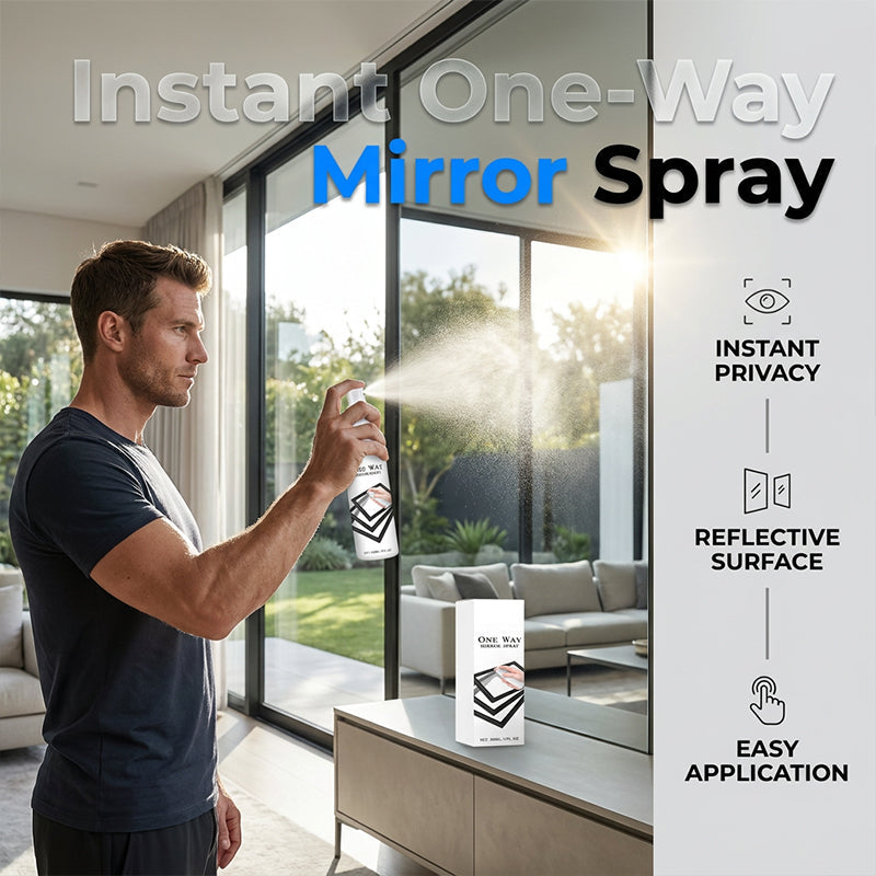 🎁1+1 INGYEN🪞 Fújd fel, és már láthatatlan is vagy – Egyirányú tükör spray otthonra és autóra!
