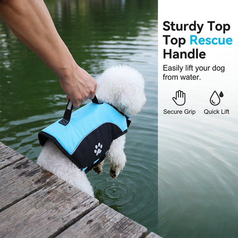 🐕🌊 Kutyamentő mellény – Nagy úszóképességű, ergonomikus testtámasz, XS–2XL-ig! 🛡️💙