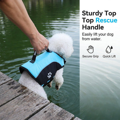 🐕🌊 Kutyamentő mellény – Nagy úszóképességű, ergonomikus testtámasz, XS–2XL-ig! 🛡️💙