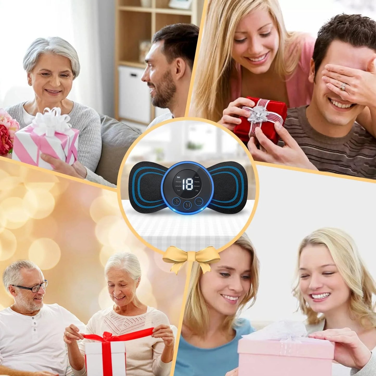 🎁1+1 ingyenes💪🔥 German Tech Mini Massager: 6 Modes, 16 Intensities for Full-Body Relief!